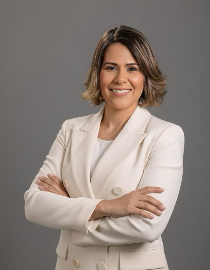 Joven empresaria, esposa y madre de dos.